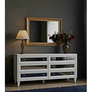 297191 - Concerto : Tủ 6 Ngăn Kéo Kết Hợp Kính - Ngang 1m83